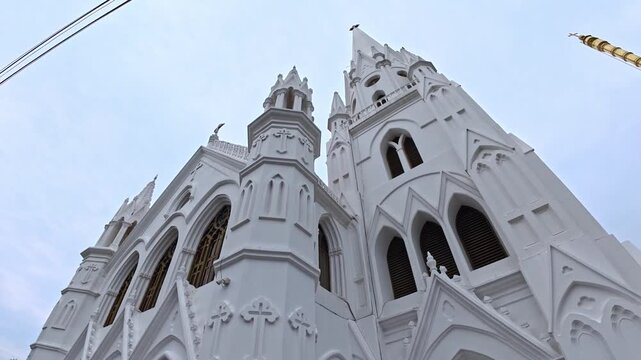 St. Thomas Cathedral Basilica, is a church of Roman Catholic Archdiocese of Madras and Mylapore Church, Chennai, Tamil Nadu india. when it was built by the Portuguese over the tomb of Thomas in 1896.