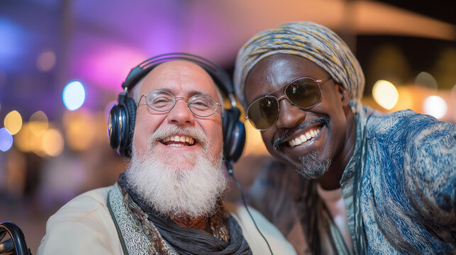 Music connection between wheelchair user and Latin musician