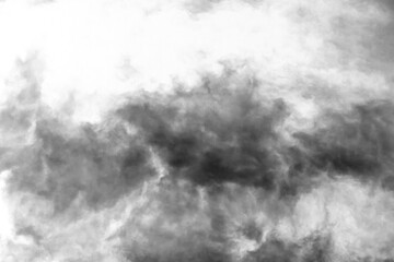 Realistic dark fog or smoke effect isolated on transparent background. fog overlay, steam texture, spooky smoke frame. Design element, text or space. PNG design element, template, or mockup