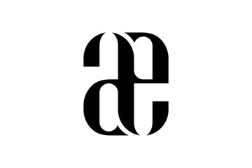 AE Letter Classy Monogram Logo