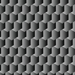 Geometric tessellation of shaded cubes abstract background