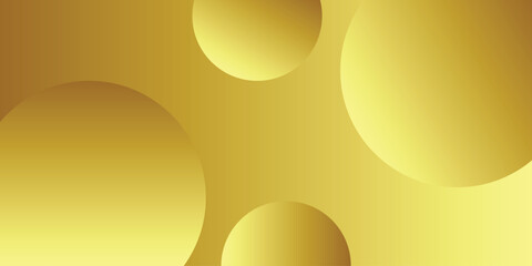 Golden Spheres Gradient Background circles