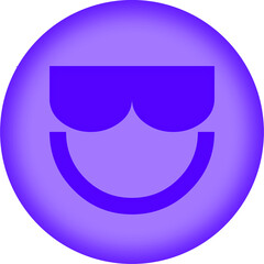 Savage purple emoji 