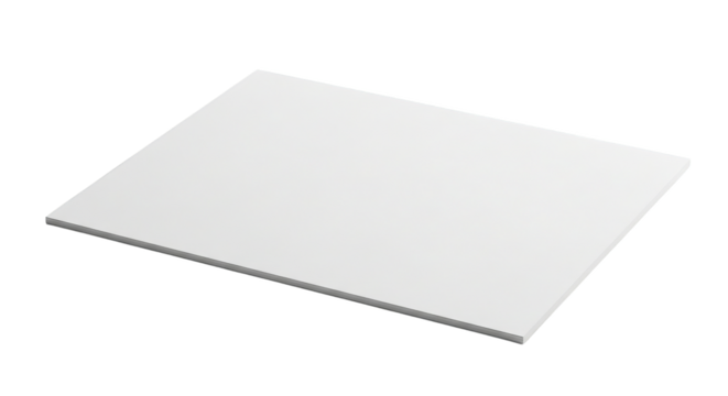 Blank White Paper Mockup