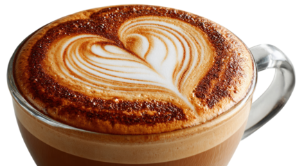 Coffee art: Latte art, a symbol of affection, graces the frothy surface of a freshly brewed cappuccino, inviting us into a moment of warmth and indulgence.