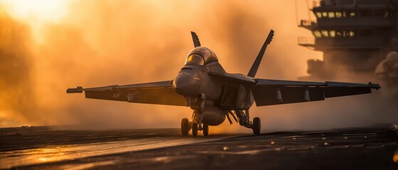  Fighter Jet Prepares For