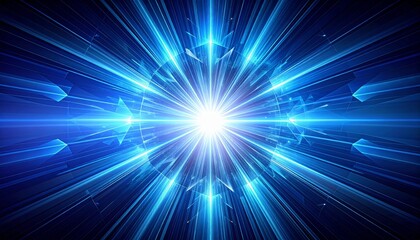 Abstract background of shattered crystal shards. Dynamic geometric explosion wallpaper