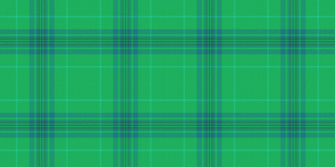Vibrant green plaid textile pattern.  Perfect for fashion, home decor, or web design projects.  This seamless texture evokes feelings of nature and freshness.