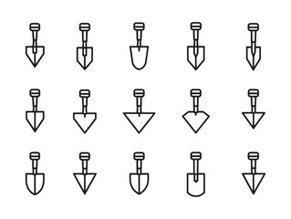 Masonry Trowel Line Art Simple Design