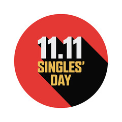 Bold 11.11 Singles’ Day Vector Design.