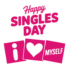 Bold 11.11 Singles’ Day Vector Design.