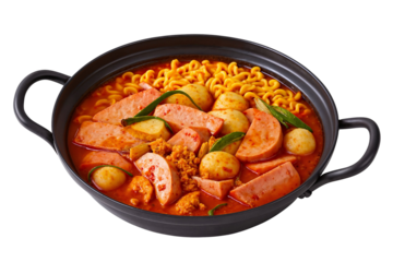 Budae Jjigae – Korean Army Stew with Sausage and Ramen