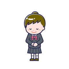 学生／ななめ／女性 08