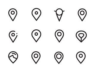 Travel Smarter Using Map Marker Line Art