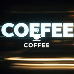 Obraz premium Coffee logo vector. Minimalist coffee cup icon
