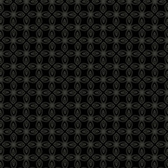 Print  Abstract Seamless repeating  floral  pattern textured geometric black , gray  background vector  modern simple wallpaper, tile , wallpaper, fabric, textile, cards, covers ,banners ,branding .
