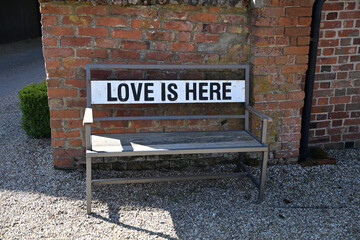Love bench