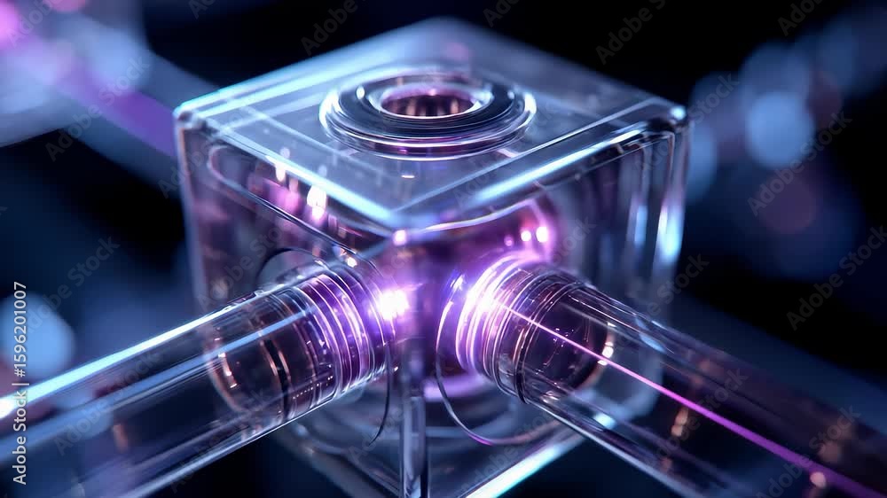 Aufkleber technological data transmission network concept visualization