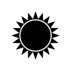 Solar Eclipse Icon Vector Flat and Clean Look