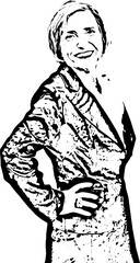 Beautiful senior woman