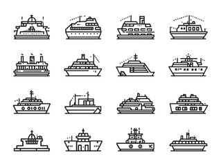 Peaceful Ferry Boat Crossing The Bay