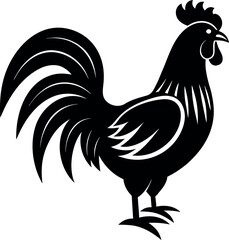 rooster vector illustration