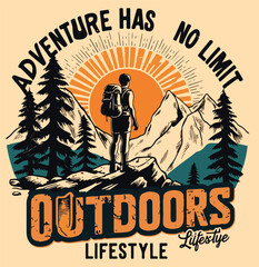 Adventure has no limit Outdoors life style -