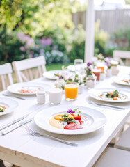 Set of Colorful Sauces for Fine Dining. Isolated on White Plate. 
