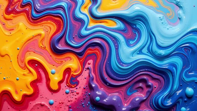 Colorful swirling circles form a vibrant, psychedelic abstract pattern perfect for retro-inspired wallpaper or seamless texture design