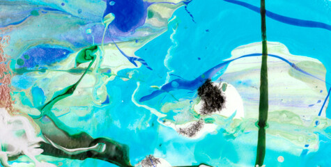 A Colorful Vintage Paper Design with Colorful Textures