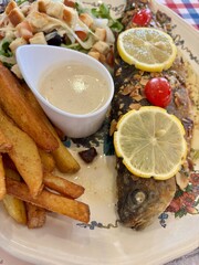 Truite meunière aux amandes grillées 