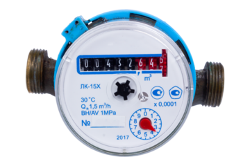Water meter for measuring water consumption