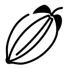 star fruit icon design