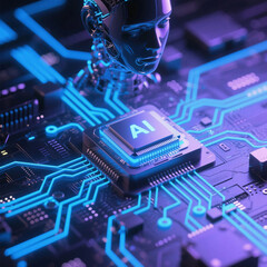electronic circuit board with processor