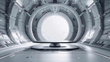 A1 Zukünftige Raum mit einem Moderne-Tisch