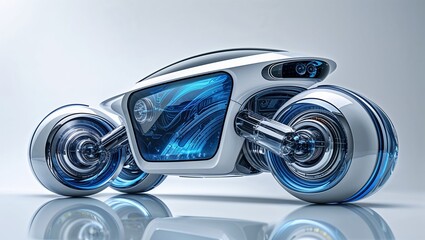 A1 Zukünftige Motorräder von KI -AI gefahren werden