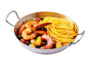 Seafood Pasta &ndash; Octopus & Shrimp with Noodles