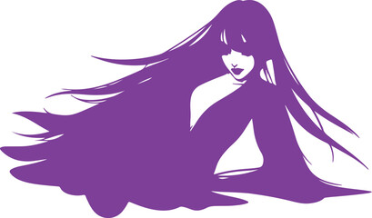 Moon Kiss in silhouette full white baackground.