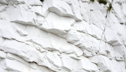 Obraz premium White Cliff Rock Face Texture.