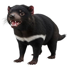 Tasmanian Devil A fierce mammal illustration