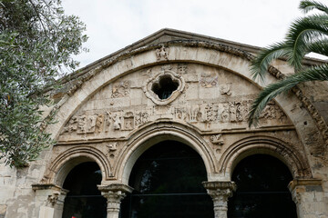 Fresco details from Hagia Sophia Church, Trabzon, Turkey