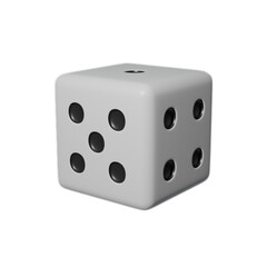 Realistic 3d Dice stock image