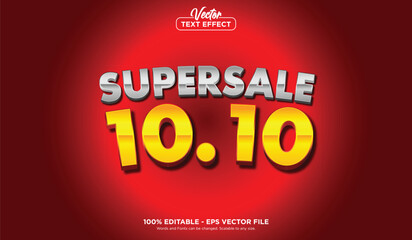 Super Sale text effect, minimalistic style EPS Vector editable text effect.