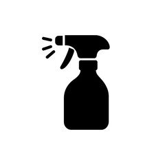 スプレーボトルのシルエットアイコン｜Silhouette Icon of a Spray Bottle