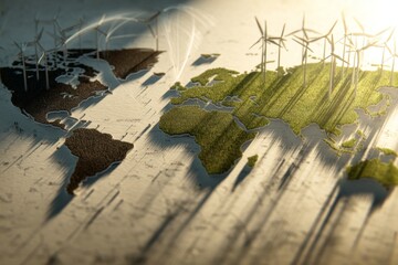 Energy worlds collide: an art piece of transition and transformation. Global energy shift. Energy giants unite: russia and china strengthen gas supply network. Holographic displays.
