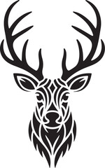 Fototapeta premium Majestic Deer Head Vector Bundle