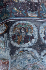 Sumela Monastery is a Greek Orthodox monastery and church complex. The structure and detailed frescoes were built in 386 AD.