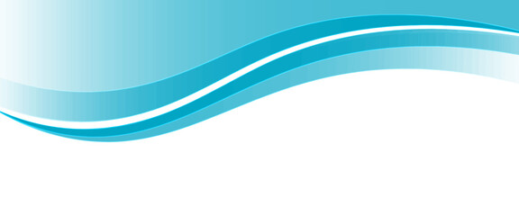 Blue and white business wave banner background. vector