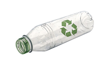 Concept of recycle Empty used plastic bottle on  AI generated by PNG