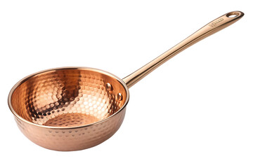 Elegant Hammered Copper Ladle Perfect for Soups, Stews on AI generated by PNG